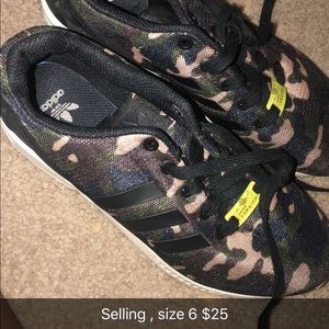 Camouflaged Adidas